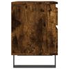 vidaXL Bedside Cabinet Smoked Oak 40x35x50 cm Engineered Wood