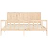 vidaXL Bed Frame without Mattress 200x200 cm Solid Wood Pine