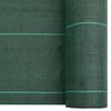 vidaXL Weed Membrane Green 0.5x5 m PP