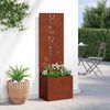 vidaXL Garden Privacy Screen Rusty 50 x 140 cm Weathering steel