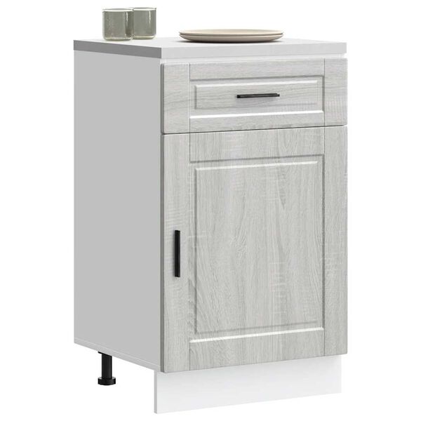 vidaXL Kitchen Base Cabinet&nbsp;Porto Grey Sonoma Engineered Wood