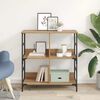 vidaXL Bookshelf Artisan oak Engineered wood
