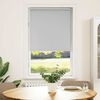 vidaXL Roller Blind Blackout Light Grey 70x175 cm Fabric Width 65.7 cm Polyester