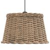 vidaXL Ceiling Lamp Shade Brown Ø45x28 cm Wicker