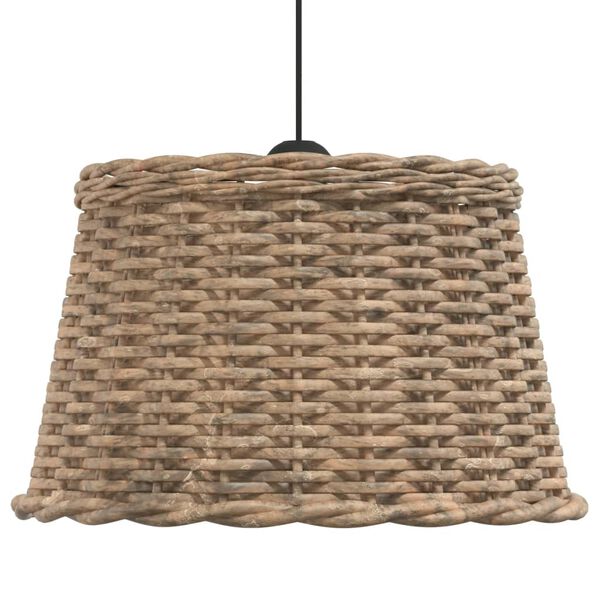 vidaXL Ceiling Lamp Shade Brown Ø45x28 cm Wicker