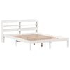 vidaXL Bed Frame without Mattress White 120x200 cm Solid Wood Pine
