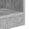 vidaXL End Table Concrete Grey 30.5 x 30 x 45 cm Engineered Wood