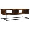 vidaXL Coffee Table Smoked Oak 100x51x40 cm Engineered Wood