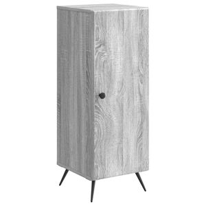 vidaXL Sideboard Grey Sonoma 33 x 34.5 x 90 cm Engineered Wood
