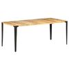vidaXL Dining Table 180x90x76 cm Solid Mango Wood