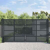 vidaXL Garden Gate Anthracite 400x175 cm Steel