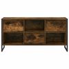 vidaXL TV Cabinet Smoke Oak 100 x 36 x 49.5 cm Engineered Wood