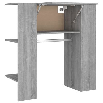 vidaXL Hallway Cabinet Grey Sonoma 97.5x37x99 cm Engineered Wood