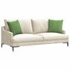 vidaXL Sofa Pillows 2 pcs Light Green 45 x 45 cm Corduroy Fabric