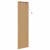 vidaXL Roller Blind with Curtains Manual Brown 60 x 220 cm Bamboo
