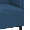 vidaXL Highback Sofa Blue 109 x 56 x 121 cm Fabric