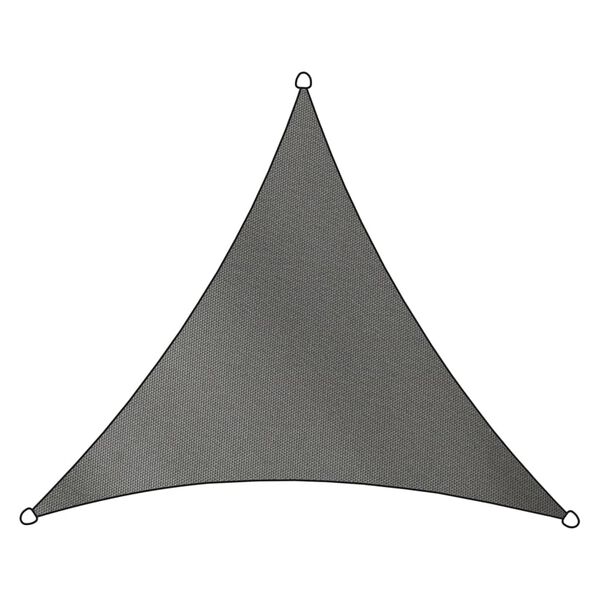 Livin'outdoor Shade Cloth Como Polyester Triangle 3.6x3.6 m Grey
