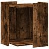 vidaXL Cat Litter Box Enclosure Smoked Oak 42x42x51 cm Engineered Wood