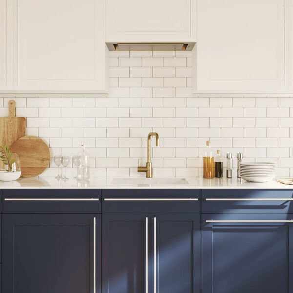 vidaXL Cabinet Handles 10 pcs Silver 480 mm Stainless Steel