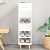 vidaXL Shoe Cabinet White 30x35x105 cm Engineered Wood