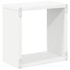 vidaXL Wall Cube Shelves 4 pcs White 26x15x26 cm