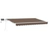 vidaXL Retractable Awning Taupe 600 x 300 cm Fabric and Aluminium