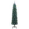 vidaXL Artificial Christmas Tree with 300 LEDs with Stand Green 210 cm