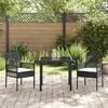 vidaXL Garden Dining Set with Cushion 5 pcs Light Grey Poly Rattan