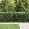 vidaXL Spike Fence Black 200 x 110 cm Powder-Coated Steel