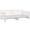 vidaXL Pull-out Day Bed without Mattress White 2x(90x190)cm