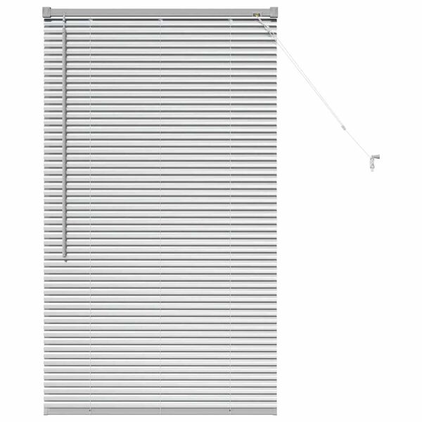 vidaXL Venetian Blinds Height Adjustable Silver 130 x 80 cm Aluminium