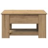 vidaXL Coffee Table Artisan Oak 79x49x41 cm Engineered Wood