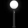 vidaXL Bollard Light with Sensor 80 cm Black IP44