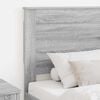 vidaXL Headboard with Headboard Grey Sonoma 75 cm Engineered Wood