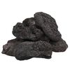 vidaXL Volcanic Rocks 25 kg Black 10-30 cm