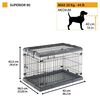 Ferplast Dog Crate Superior 90 92x58x62.5 cm Black