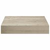 vidaXL Floating Wall Shelf Oak 23x23.5x3.8 cm MDF