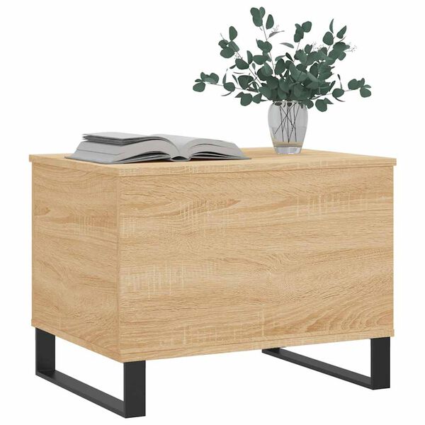 vidaXL Coffee Table Sonoma Oak 60x44.5x45 cm Engineered Wood