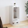vidaXL Highboard High Gloss White 36x35.5x103.5 cm Engineered Wood