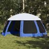 vidaXL Pool Tent with Removable Fly & Mesh Walls Azure Blue 510x510 cm