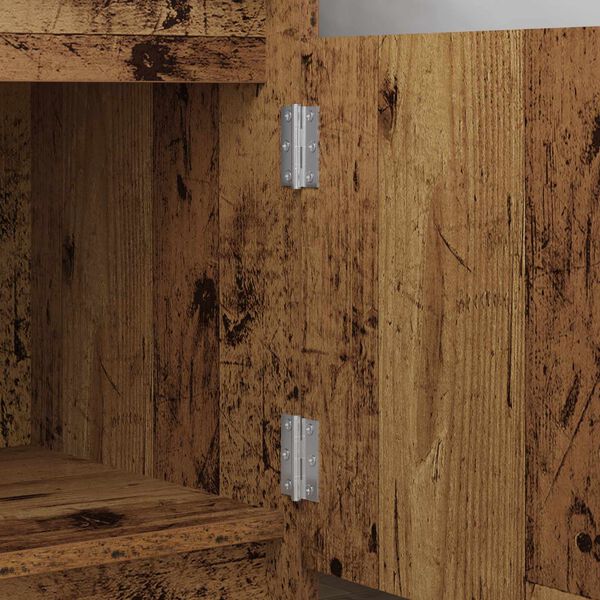 vidaXL Hinge 720 pcs Silver 50 x 38 x 1.3 mm Steel