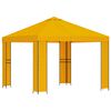 vidaXL Gazebo 3 x 3 m Yellow Polyester and Steel 190