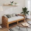 vidaXL Pull-out Day Bed without Mattress Honey Brown 2x(90x200)cm