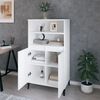 vidaXL Highboard White 60x36x110 cm Engineered Wood