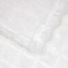 vidaXL Throw Blanket White 150 x 130 cm Fleece