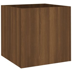 vidaXL Planter Box Brown Oak 40x40x40 cm Engineered Wood