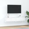 vidaXL TV Cabinets 2 pcs White 60x31x25.5 cm Engineered Wood