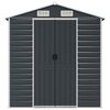 vidaXL Garden Shed Anthracite 191x300x198 cm Galvanised Steel