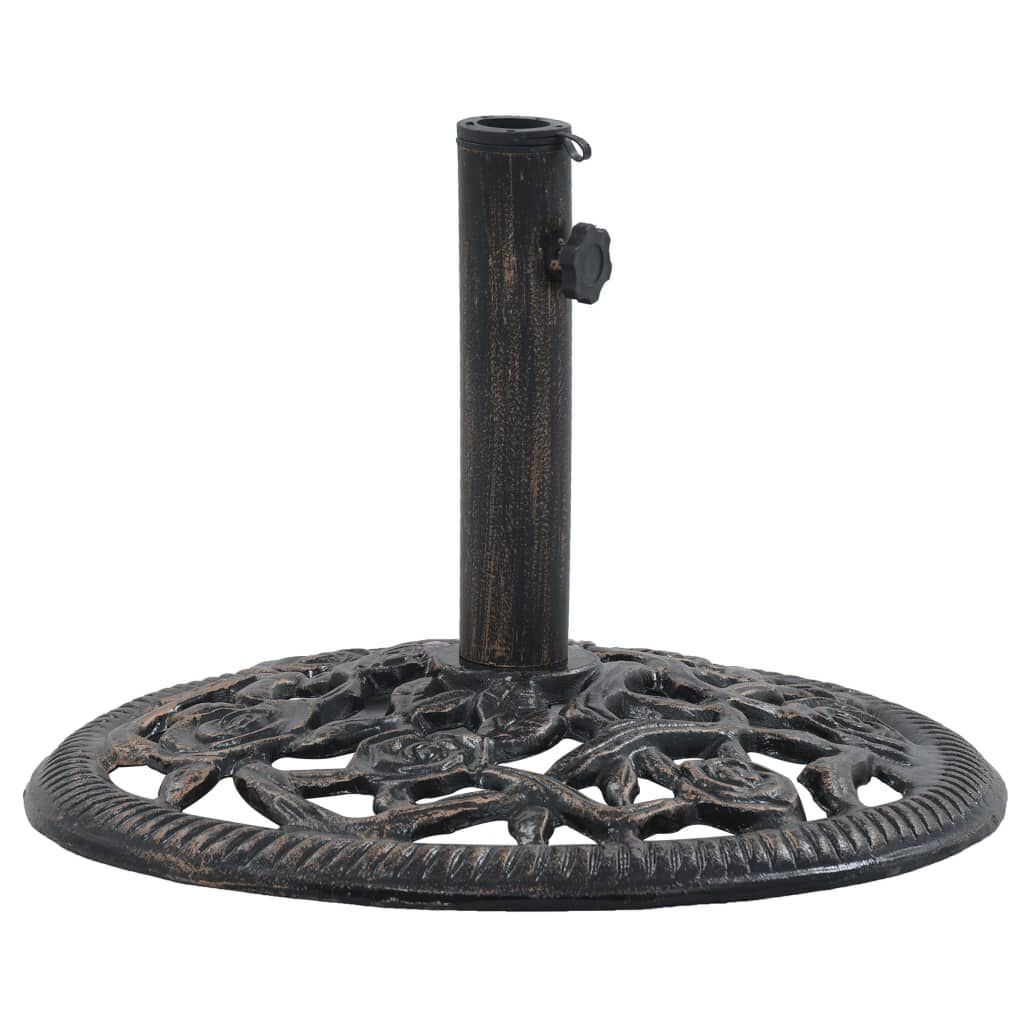 Wrought iron patio clearance umbrella base