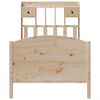 vidaXL Bookcase Bed without Mattress 90x200cm Solid Wood Pine